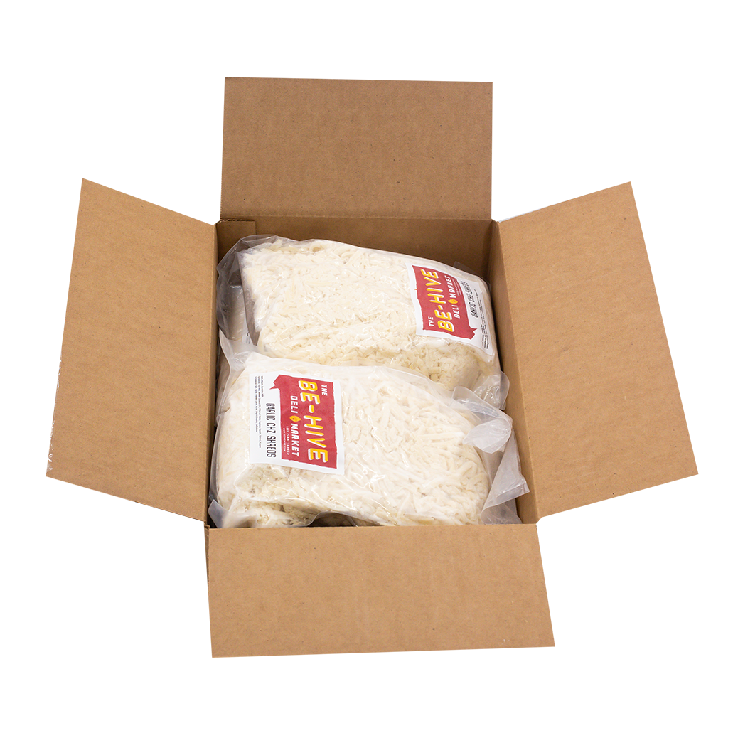 Bulk Vegan Garlic Chz Shreds for Food Service - 10 LBS – The BE-Hive