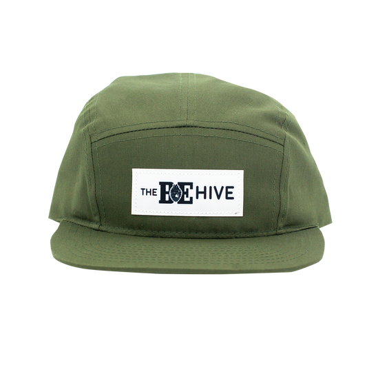 5-Panel BE-Hive Hat // Olive Green