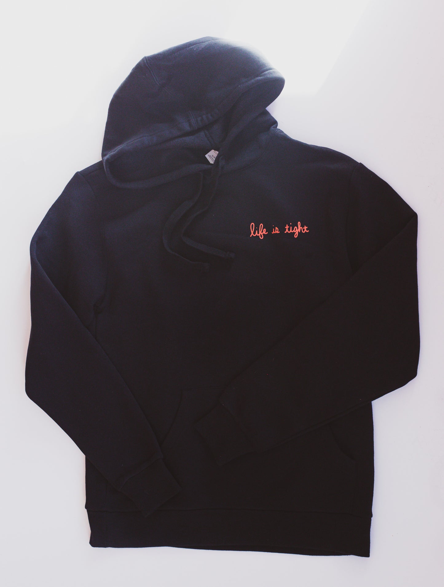Life is Tight "Sky Diving" Pullover Hoodie // Black