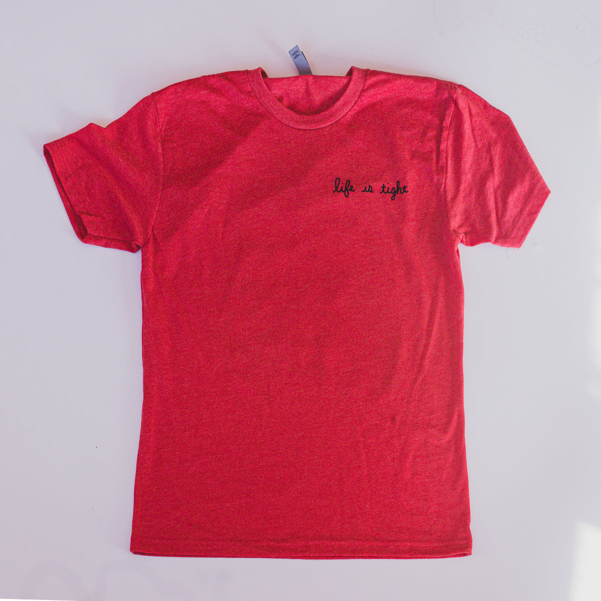 Life is Tight "Sky Diving" T-Shirt // Red